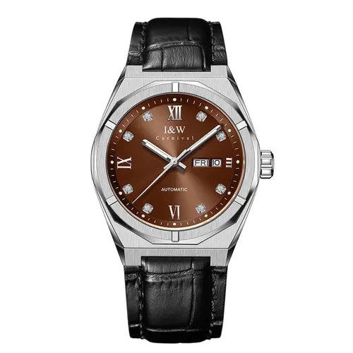 Đồng Hồ Nam I&W Carnival Automatic Watch IW751G-DD (IW751G20) Màu Đen/Nâu