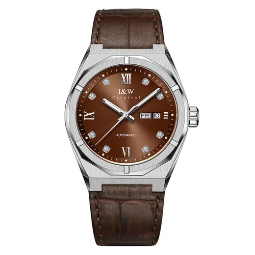 Đồng Hồ Nam I&W Carnival Automatic Watch IW751G-DD (IW751G21) Màu Nâu