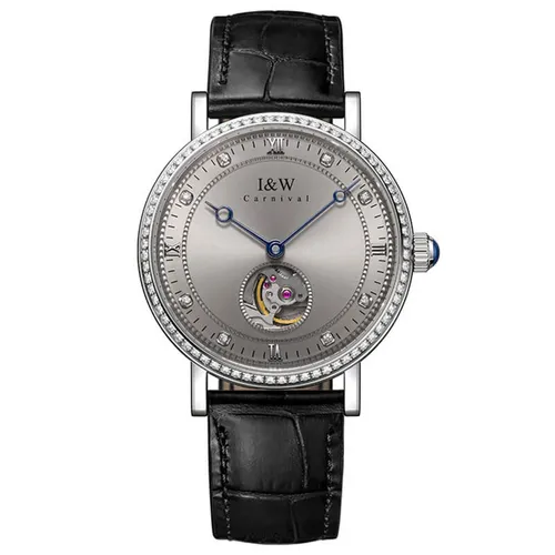Đồng Hồ Nam I&W Carnival IW636G-DD (IW636G3) Automatic Màu Đen Xám