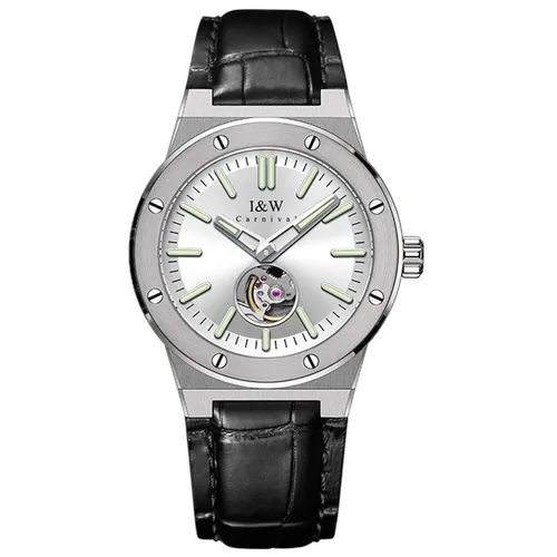Đồng Hồ Nam I&W Carnival IW652G-DD (IW652G1) Automatic Màu Đen Bạc