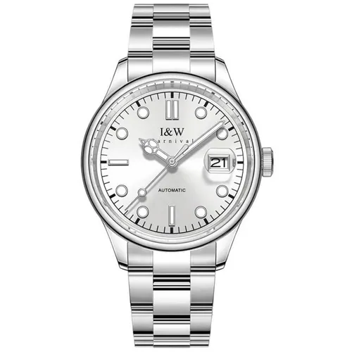 Đồng Hồ Nam I&W Carnival IW653G-DT (IW653G2) Automatic Màu Bạc - Đồng hồ - Vua Hàng Hiệu