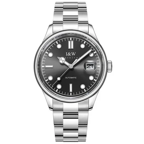 Đồng Hồ Nam I&W Carnival IW653G-DT (IW653G4) Automatic Màu Bạc Xám