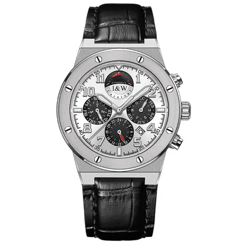 Đồng Hồ Nam I&W Carnival IW655G-DD (IW655G6) Automatic Màu Đen Bạc - Đồng hồ - Vua Hàng Hiệu
