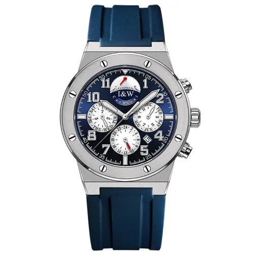Đồng Hồ Nam I&W Carnival IW655G-DS (IW655G14) Automatic Màu Xanh Bạc