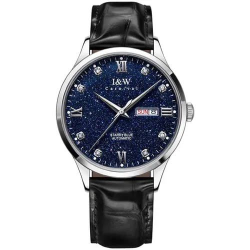 Đồng Hồ Nam I&W Carnival IW658G-DD (IW658G1) Automatic Màu Xanh Đen - Đồng hồ - Vua Hàng Hiệu