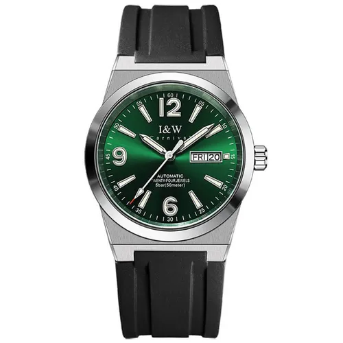 Đồng hồ - Đồng Hồ Nam I&W Carnival IW730G-DS – Automatic (IW730G8) Màu Xanh Green - Vua Hàng Hiệu