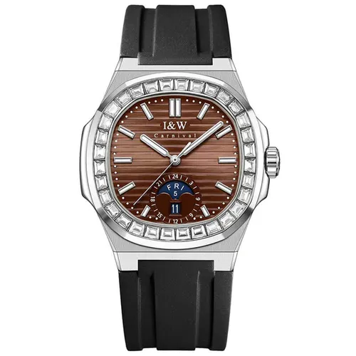Đồng Hồ Nam I&W Carnival IW735G-DS – Automatic (IW735G25) Màu Nâu Đen