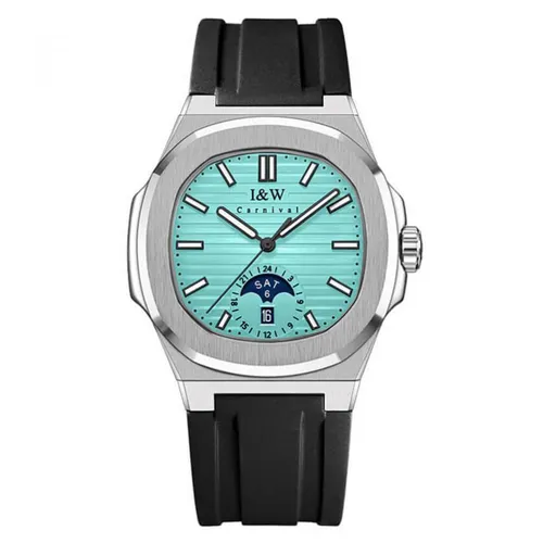 Đồng Hồ Nam I&W Carnival IW735GT-DS – Automatic (IW735GT11) Màu Xanh Bạc