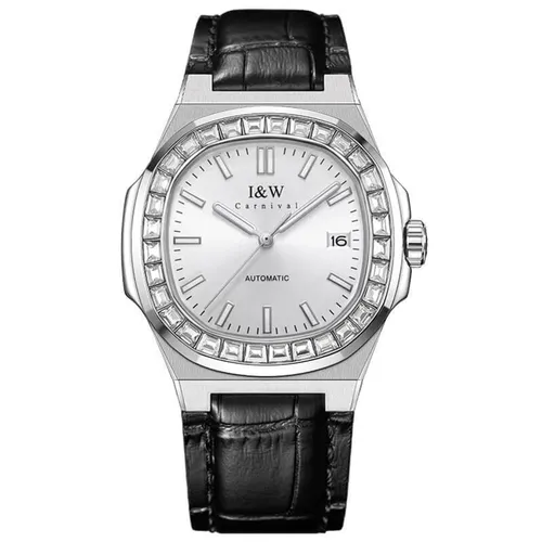Đồng Hồ Nam I&W Carnival IW750G-DD – Automatic (IW750G8) Màu Đen Bạc - Đồng hồ - Vua Hàng Hiệu