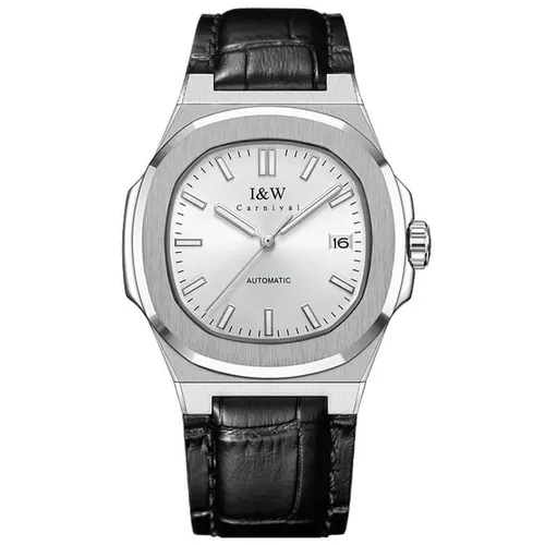 Đồng Hồ Nam I&W Carnival IW750GT-DD – Automatic (IW750GT8) Màu Đen Bạc - Đồng hồ - Vua Hàng Hiệu