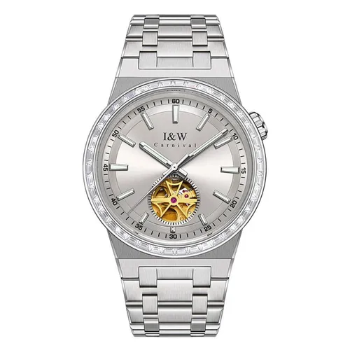 Đồng Hồ Nam I&W Carnival IW761G-DT – Automatic (IW761G3) Màu Bạc