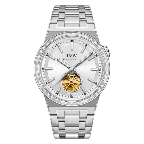 Đồng Hồ Nam I&W Carnival IW761G-DT – Automatic (IW761G4) Màu Bạc