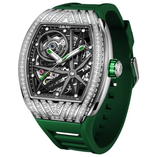 Đồng hồ - Đồng Hồ Nam I&W Carnival IW762G-DS – Automatic (IW762G3) Màu Xanh Green - Vua Hàng Hiệu