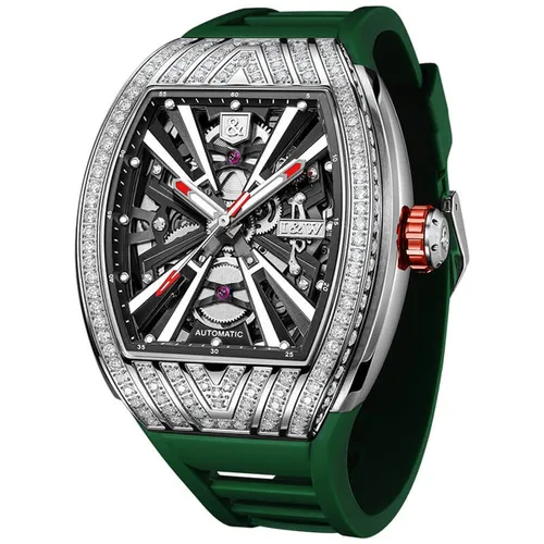 Đồng hồ - Đồng Hồ Nam I&W Carnival IW765G-DS – Automatic (IW765G3) Màu Xanh Green - Vua Hàng Hiệu