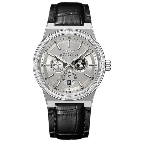 Đồng Hồ Nam I&W Carnival IW785G-DD – Automatic (IW785G6) Màu Đen Xám