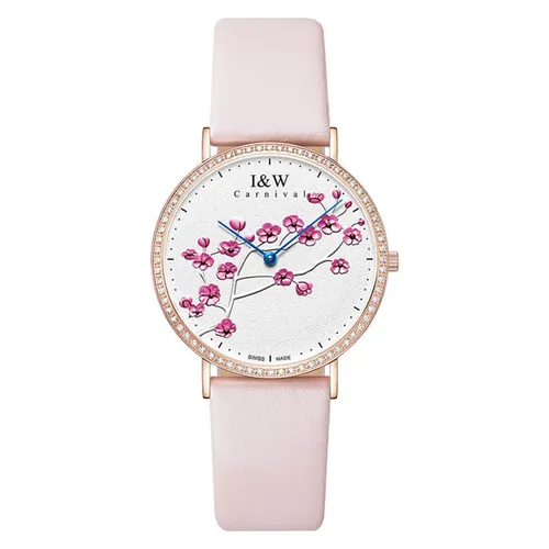 Đồng hồ - Đồng Hồ Nữ I&W Carnival Watch IW3002L-DD (IW3002L3) Màu Hồng - Vua Hàng Hiệu