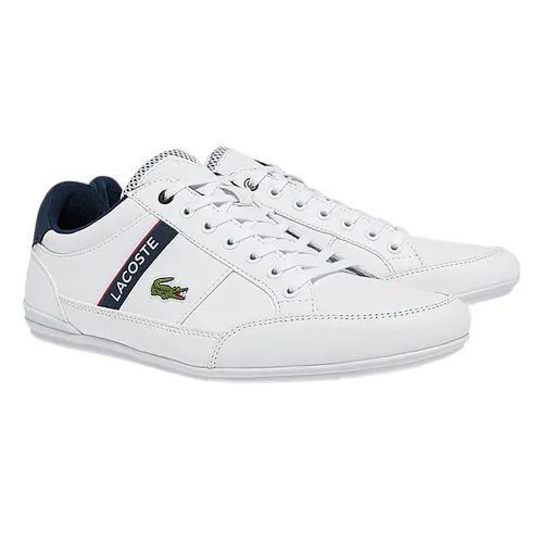Giày Lacoste Unisex - Giày Thể Thao Lacoste Chaymon Textile And Synthetic Trainers 40CMA0067 407 Màu Xanh Trắng Size 42 - Vua Hàng Hiệu
