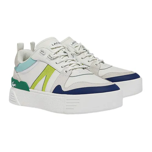 Giày - Giày Thể Thao Lacoste Sneakers L002 Shoes L004 Leather 743CFA0030 Z54 Màu Trắng - Xanh Size 39.5 - Vua Hàng Hiệu