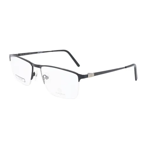 Kính mắt - Gọng Kính Nam Alain Delon Rectangle ADT1077 C12S Màu Đen - Vua Hàng Hiệu