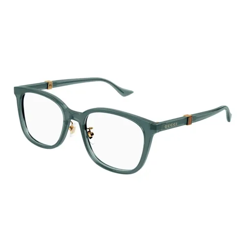 Gọng Kính Nam Gucci Panthos GG1500OK 003 Màu Xanh - Kính mắt - Vua Hàng Hiệu
