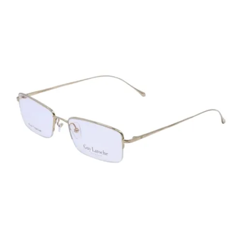 Guy Laroche - Gọng Kính Nam Guy Laroche Rectangle GL91201XF GP Màu Vàng - Vua Hàng Hiệu
