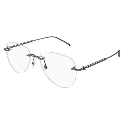 Gọng Kính Nam Montblanc MB0312O 003 Màu Đen Xám - Kính mắt - Vua Hàng Hiệu