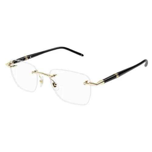 Gọng Kính Nam Montblanc MB0346O 001 Màu Đen