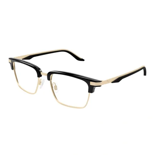 Gọng Kính Nam Puma PU0411O 001 Màu Vàng Đen