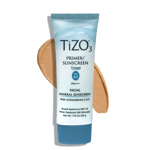 Kem chống nắng - Kem Chống Nắng TIZO3 Facial Primer Tinted SPF40/PA+++ 50g (Kiêm Kem Lót Có Màu) - Vua Hàng Hiệu