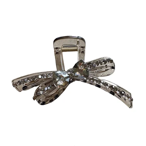 Phụ kiện Nhựa cao cấp Việt Nam - Kẹp Tóc Nữ Kya Jewel Trendy Pearl HC131 Màu Xám Trong - Vua Hàng Hiệu
