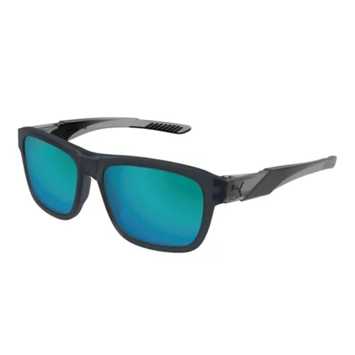 Kính Mát Nam Puma Sunglasses PU0377S 003 Màu Xám Đậm