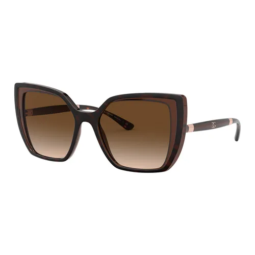 Kính Mát Nữ Dolce & Gabbana D&G Sunglasses 0DG6138 318513 Màu Nâu - Kính mắt - Vua Hàng Hiệu