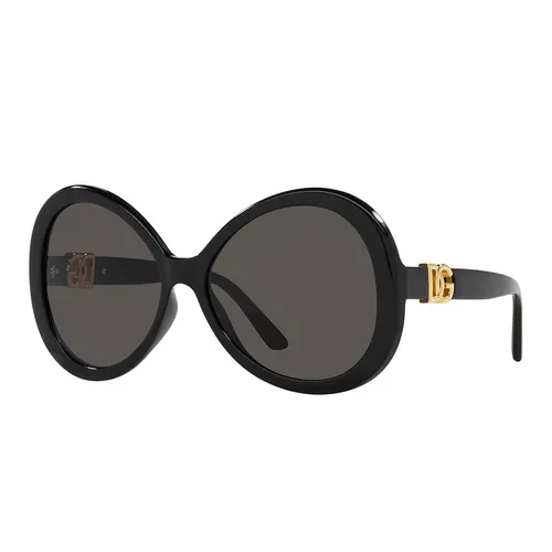 Kính Mát Nữ Dolce & Gabbana D&G Sunglasses 0DG6194U 501/87 Màu Xám Đen - Kính mắt - Vua Hàng Hiệu