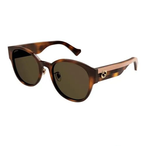 Kính Mát Nữ Gucci GG1304SK 003 Màu Nâu Đậm Hanava