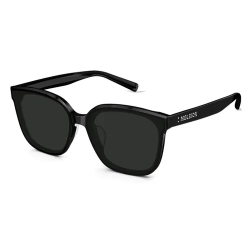 Kính mắt Molsion Unisex - Kính Mát Unisex Molsion Sunglass MS3097 C10 Màu Đen - Vua Hàng Hiệu