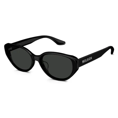 Kính mắt Molsion Unisex - Kính Mát Unisex Molsion Sunglasses MS3083 C10 Màu Đen - Vua Hàng Hiệu