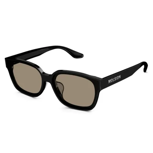 Kính Mát Unisex Molsion Sunglasses MS3085 A12 Màu Cam/Đen - Kính mắt - Vua Hàng Hiệu