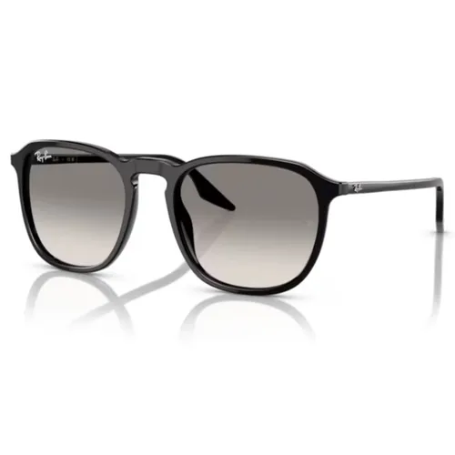 Kính Mát Unisex Rayban 0RB2203F 901/3255 Màu Đen Xám