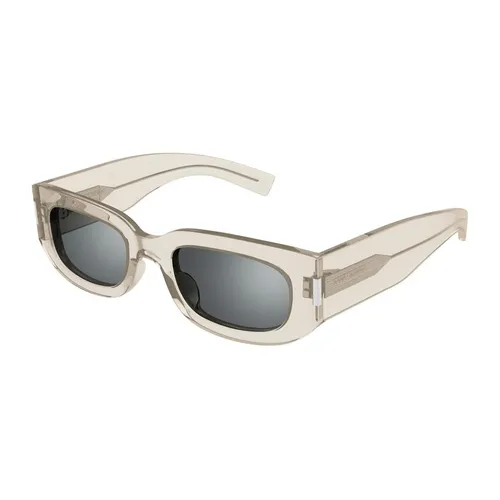 Kính Mát Unisex YSL Yves Saint Laurent Square Sunglasses SL697 003 Màu Nâu Trong