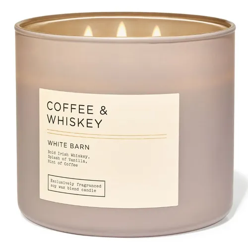 Nến thơm Bath & Body Works - Nến Thơm Bath & Body Works Coffee & Whiskey Candle 411g - Vua Hàng Hiệu