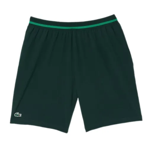Quần Short Nam Lacoste Men's Tennis X Novak Djokovic Shorts GH7413-51 YZP Màu Xanh Lá Size 4