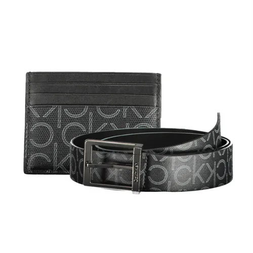 Thắt lưng Calvin Klein Nam - Set Thắt Lưng + Ví Nam Calvin Klein CK K50K507559_NERO_0IE Màu Đen - Vua Hàng Hiệu