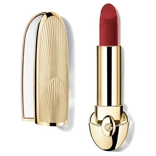 Son Môi Guerlain Son lì - Combo Vỏ + Son Guerlain Rouge G Lipstick Velvet Refill 888 Le Rouge Brun Màu Đỏ Thẫm - Vua Hàng Hiệu