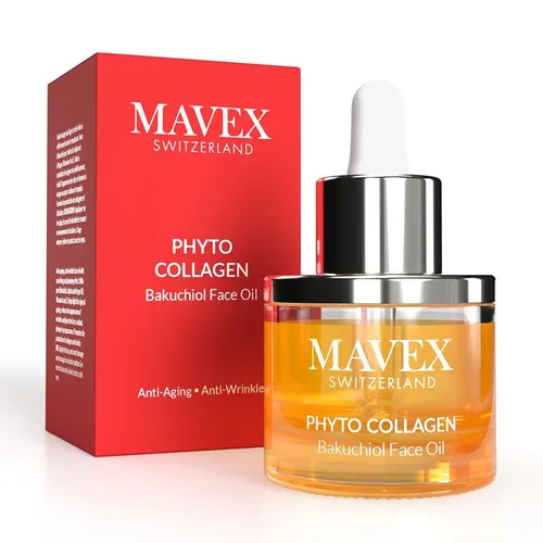 Mỹ phẩm - [ Tặng túi đựng mỹ phẩm ] Dầu Dưỡng Hỗ Trợ Trẻ Hóa, Giảm Nếp Nhăn Mavex Collagen Bakuchiol Face Oil 30ml - Vua Hàng Hiệu