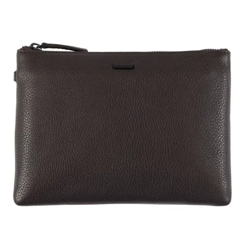 Túi xách Gianni Conti - Túi Cầm Tay Nam Gianni Conti Clutch 1815070-28-Dark Brown Màu Nâu Đen - Vua Hàng Hiệu