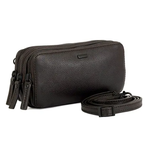 Túi xách Gianni Conti - Túi Cầm Tay Nam Gianni Conti Clutch Gwen 1812200-28-Dark Brown Màu Nâu Đen - Vua Hàng Hiệu