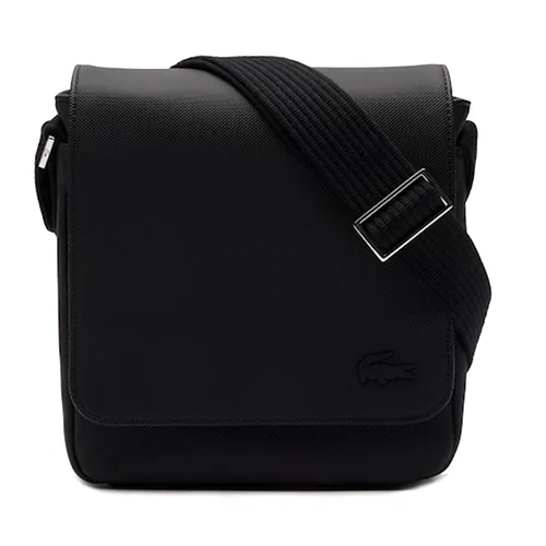 Túi Đeo Chéo Nam Lacoste Classic Flap Close Shoulder Bag NH4423 - BLK Màu Đen