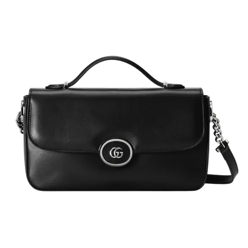 Túi Đeo Chéo Nữ Gucci Petite GG Small Shoulder Bag Màu Đen