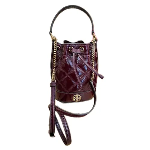 Túi xách - Túi Đeo Chéo Nữ Tory Burch Plain Leather Crossbody Bag 152044 Màu Đỏ Thẫm - Vua Hàng Hiệu