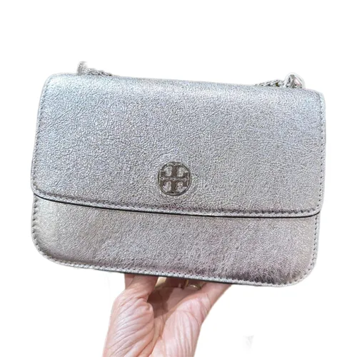 Túi xách - Túi Đeo Chéo Nữ Tory Burch Robinson Bag Màu Bạc - Vua Hàng Hiệu